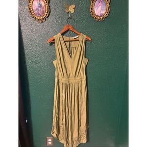 Ramy Brook Hailey Dress - Olive Green color. Size Medium